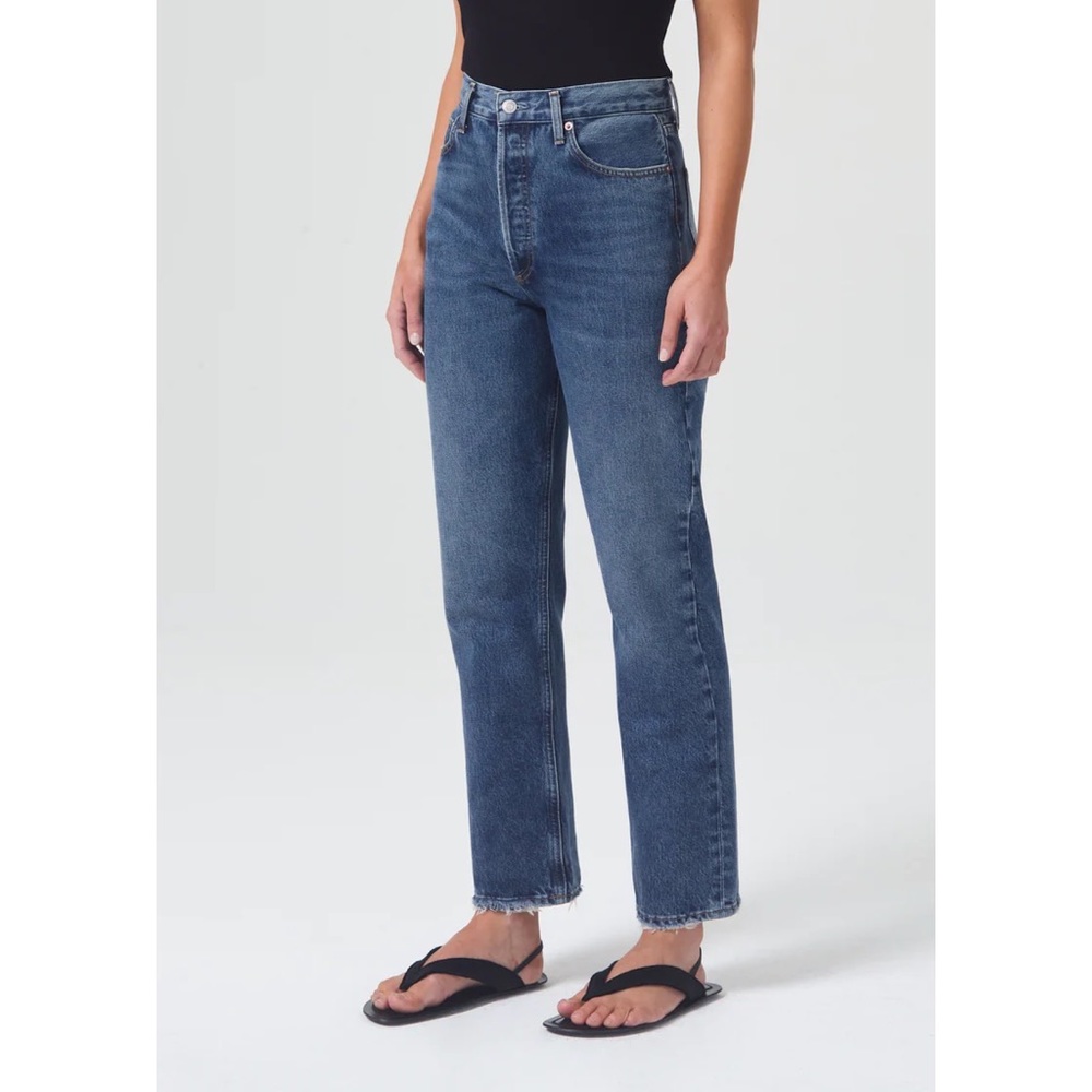 AGOLDE 90's Pinch Waist High Rise Straight in Range